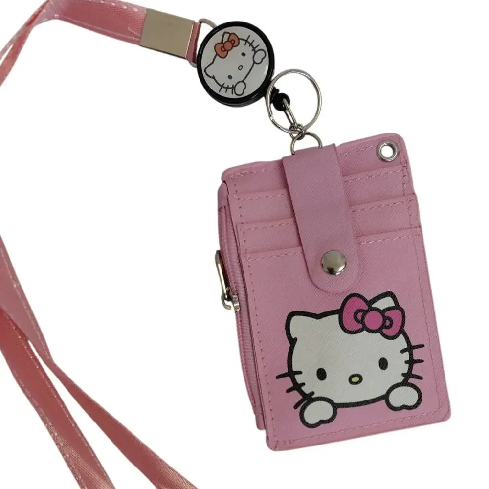Hello Kitty Cardholder Badge holder Keychain Students NWT